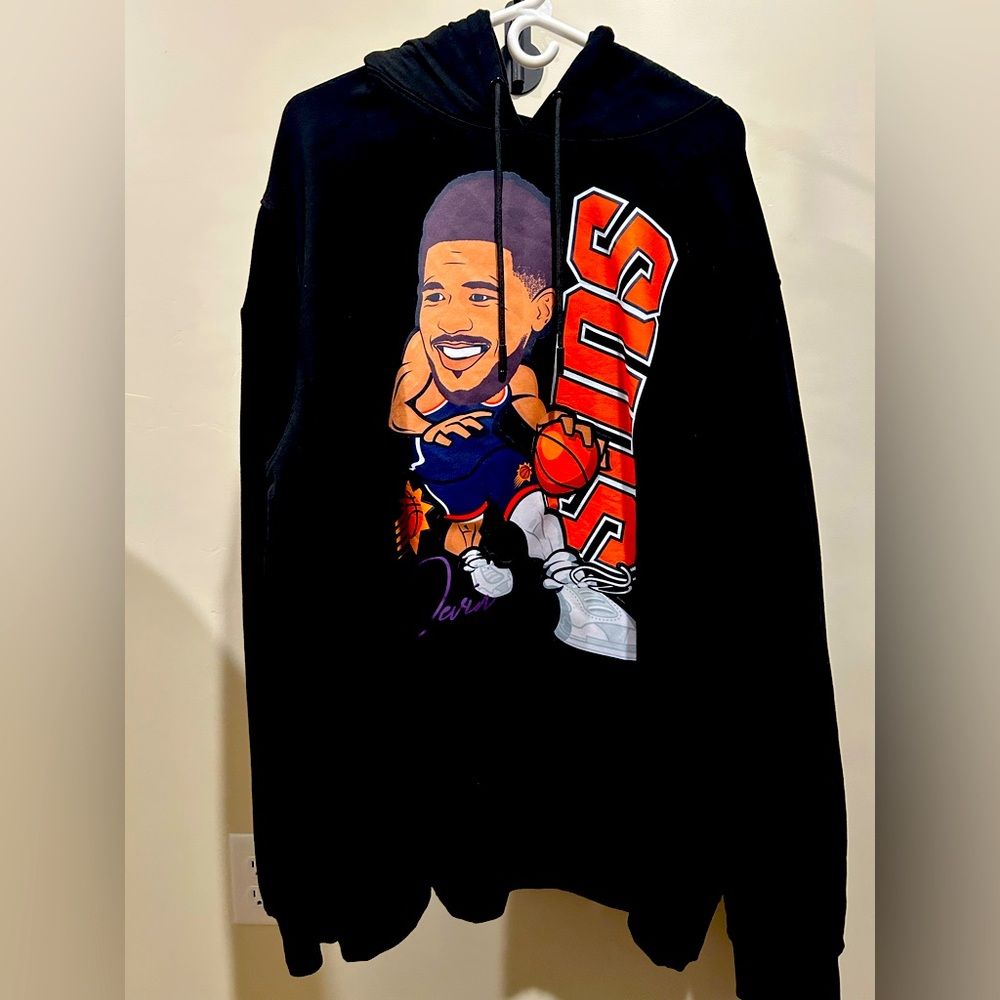 Devin Booker Caricature Pro Standard Black Hoodie